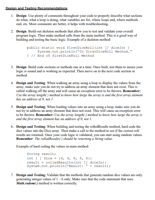 5 dice in a total of 3 rolls and then determine what