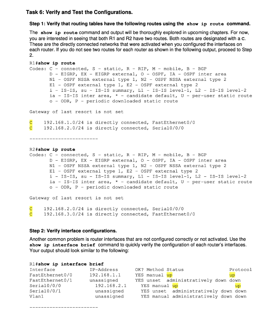 lab, you will be able to: Cable a network according to the