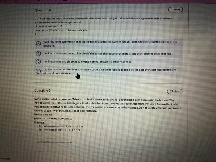 1 Add youranswer Blank 2 Add your answer Question 4 Given the