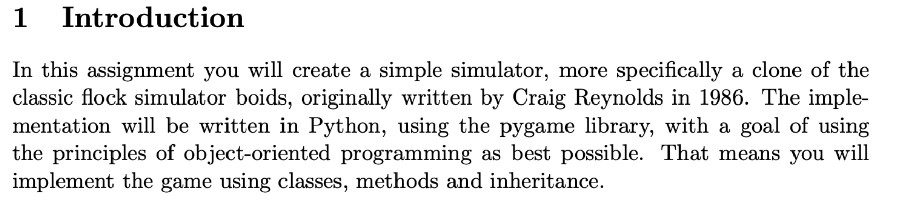 I'm writing a boids game in python and I'm struggling with a