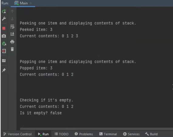 right away. Thank you! STACK INTERFACE: /* * Starter and/or reference code