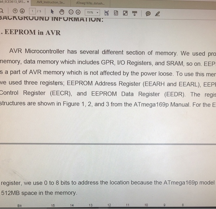 memory, in data memory, and in EEPROM at the following location. First