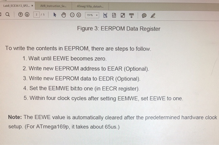 and compare the data in the flash memory with data memory (transfer