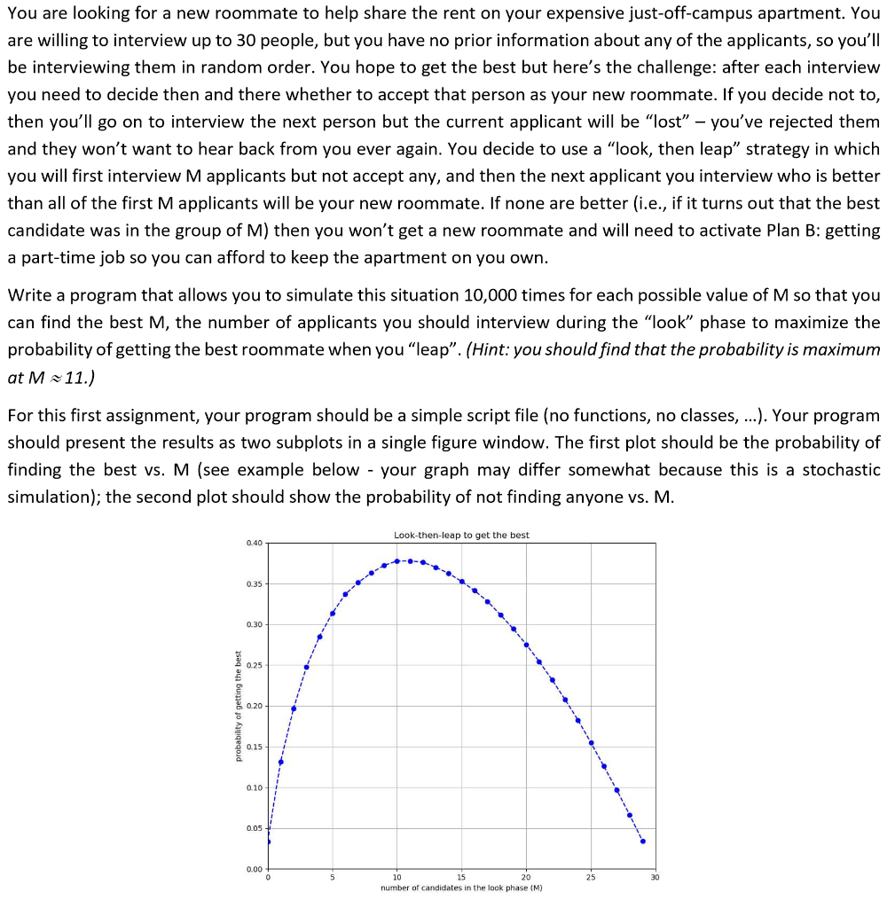 Please use Python when writing the code. How to choose applicants -