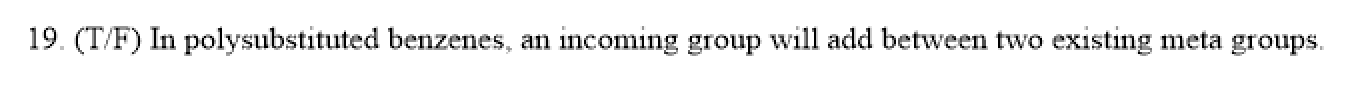 19 (2) Please answer as true or false and explain answer 19.