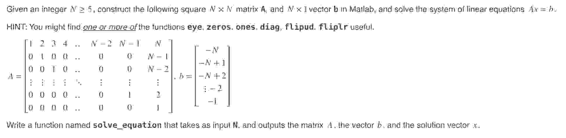  Please solve this matlabgrader problem, the code to call to your