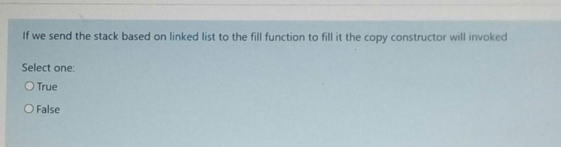 If we send the stack based on linked list to the