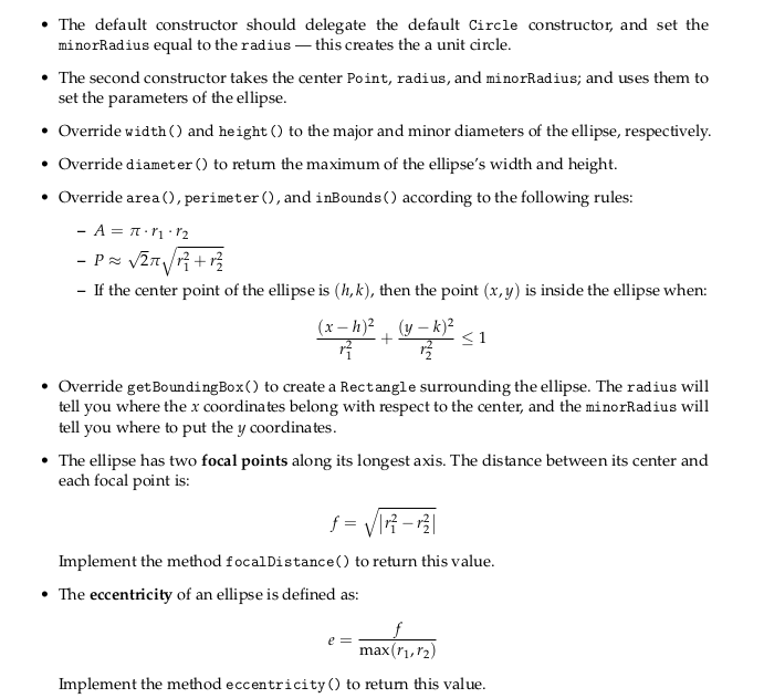 circle) An ellipse is a circle that has been stretched, either horizontally