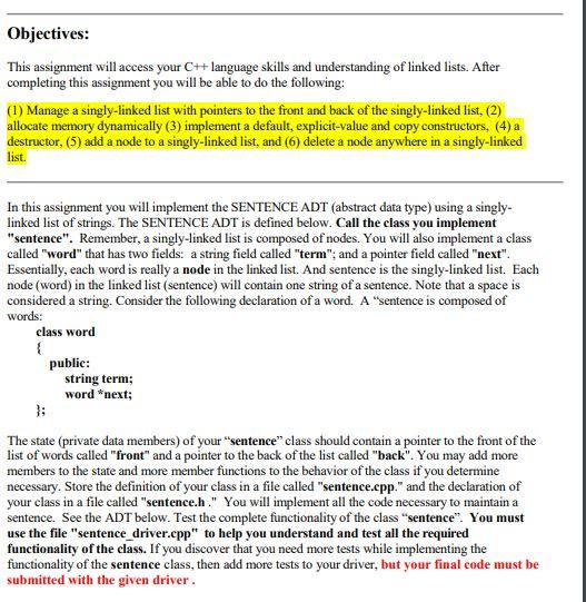  sentence.h #include #include using namespace std; #ifndef SENTENCE_H #define SENTENCE_H class