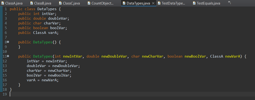 values from variable arrltems if arritems is null. 2. Add a public