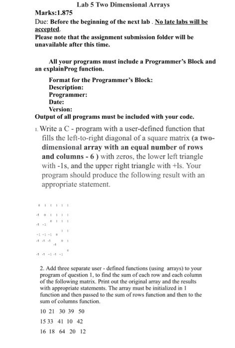 please write the correct code for section 1 and 2, using array