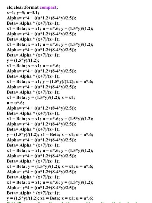 problem statment, code precedure, results and a conclusion. *complete the extra credit