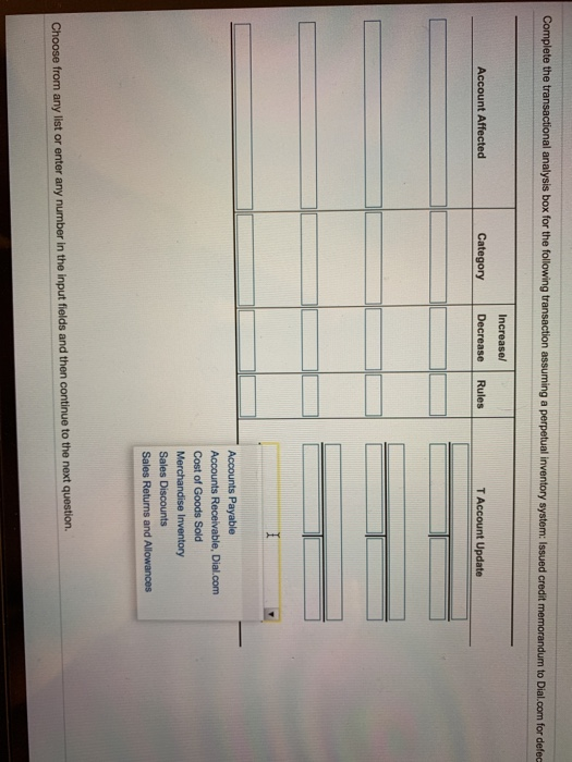continue to the next question. to Dial su Complete the transactional analysis