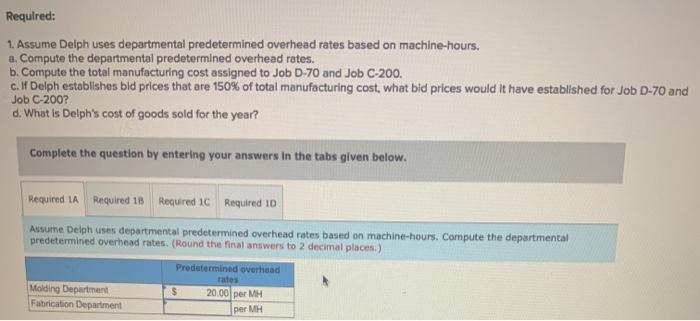 CA equired information The following information applies to the questions displayed below.)