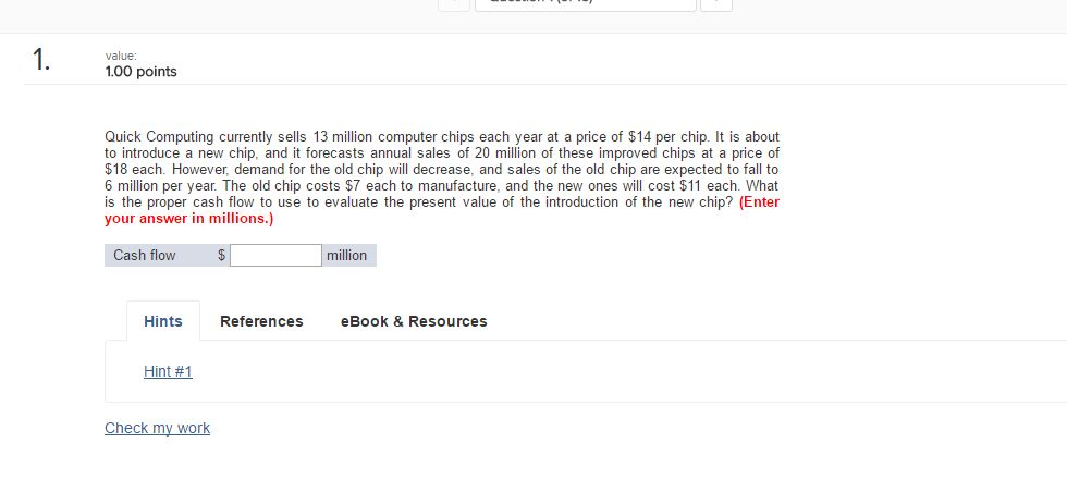  Quick Computing currently sells 13 million computer chips each year at