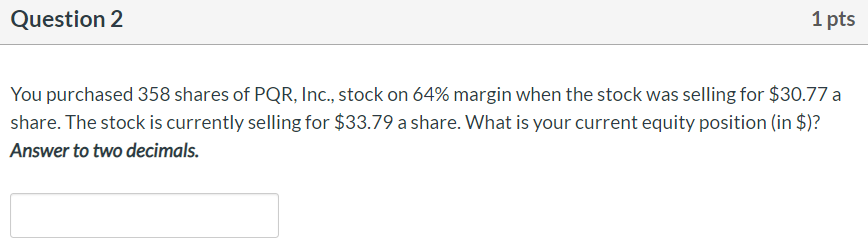 Please double check your work and show all steps! Question 2 1