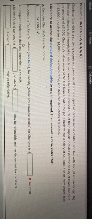  eBook Video Calculator Problem 3-36 (LO. 1, 2, 3, 4, 5,