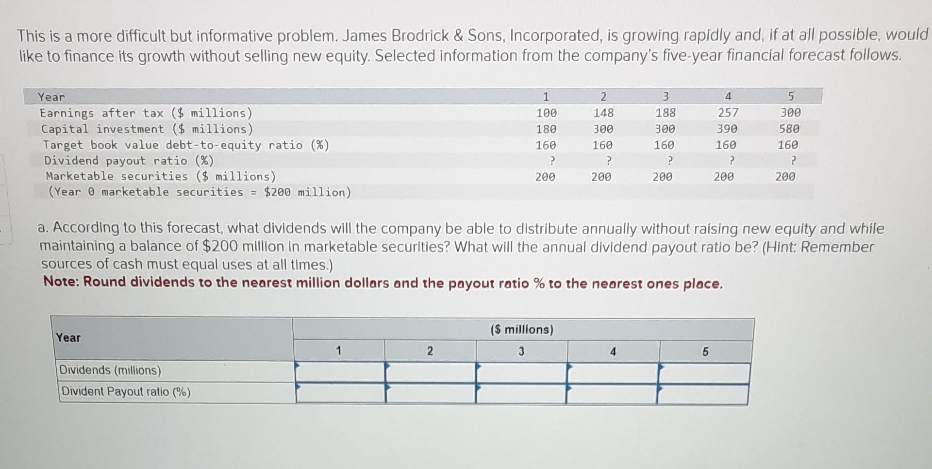  This is a more difficult but informative problem. James Brodrick \&