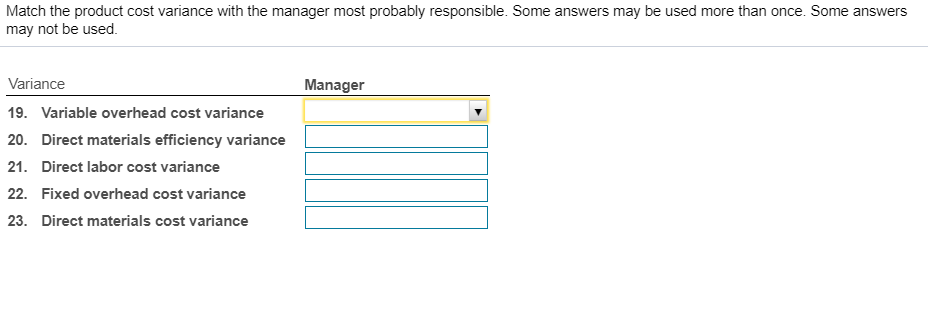 each option is either A) Human resources, B) Purchasing, or C) production