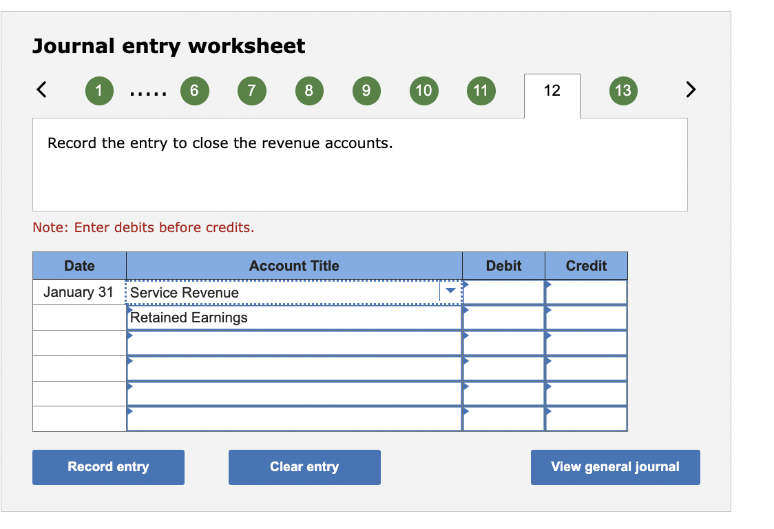 Note: Enter debits before credits. Post-closing Trial Balance Balance Sheet Post-closing Journal