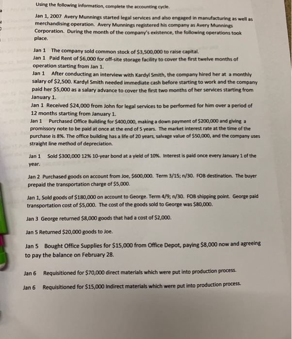  i need help with journal abd adjusting entries Using the following