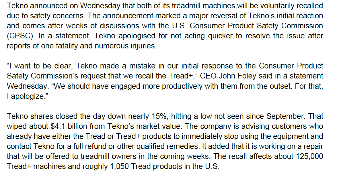 after reports of injuries, one death (Published 5 May 2021) Tekno announced