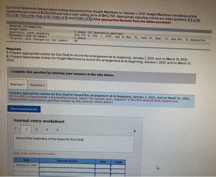  Eye Deal Optometry leased vision testing equipment from Insight Machines on