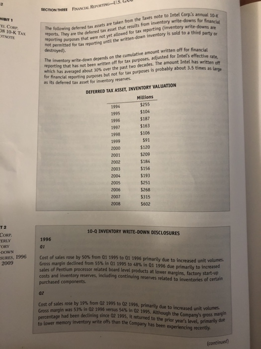 what that inventory can be sold for in the market. Under U.S.