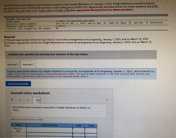 Economic life of asset Interest rate charged by the lesson 5 years