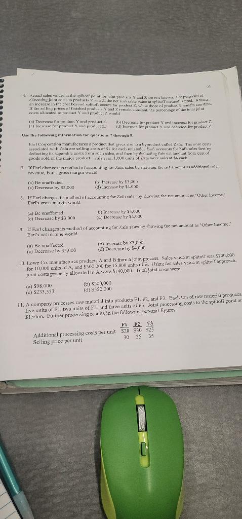  39 6. Actual sales values at the abito point for joint