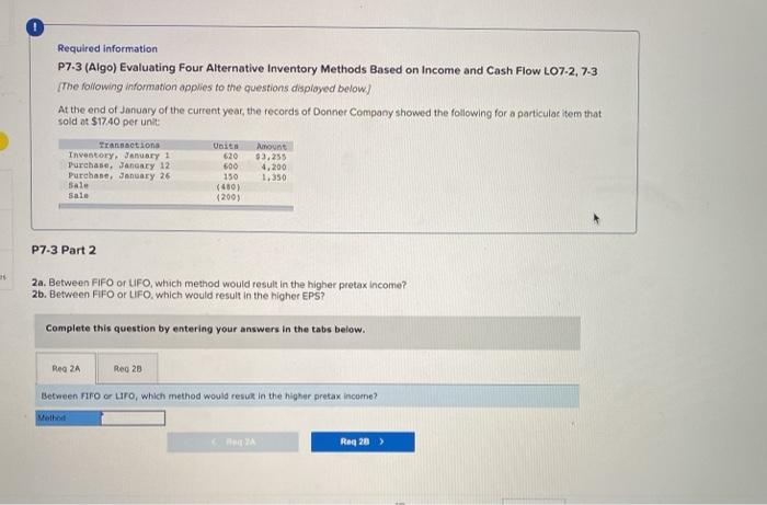 questions displayed below) At the end of January of the current year,