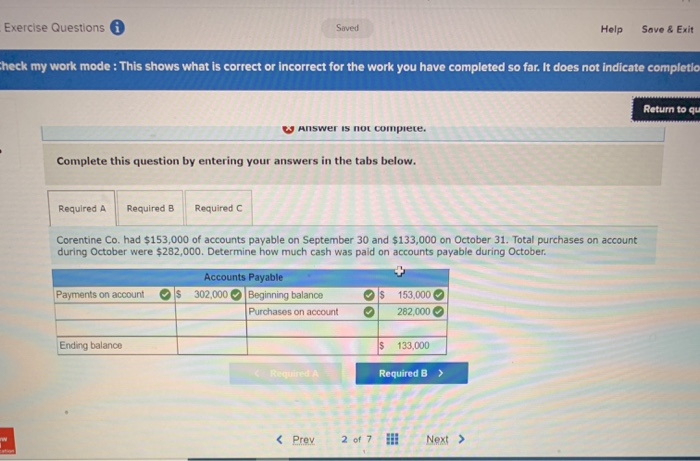 70252FP Exercise Questions Surved Help Save & Exit Submit neck my work