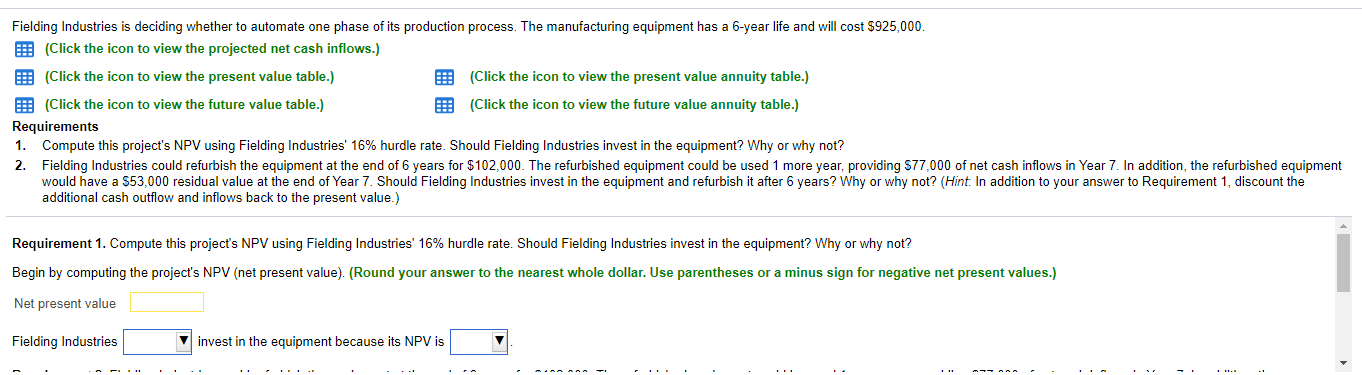  Requirement 1 option (should or should not) (negative or positive) Requirement