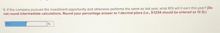 to this year's investment opportunity? 5. What is the turnover related to