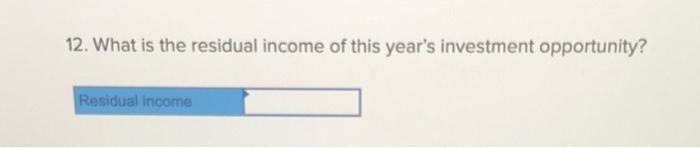 What is the ROI related to this year's investment opportunity? (Do not