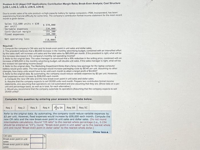 for the most recent month is given below; Aequired: 1. Compute the