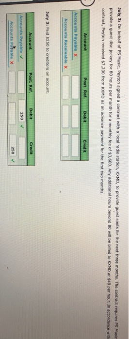 and journalize each transaction in the two-column journal below. Include Posting References,
