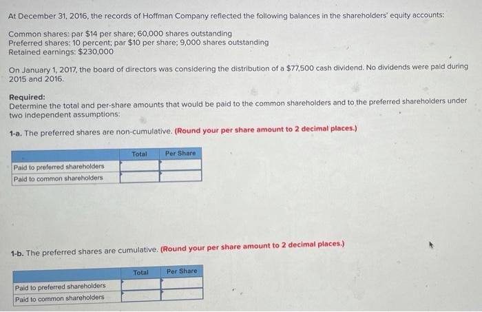 Q15, Help needed quickly, 2 hours. At December 31, 2016, the records