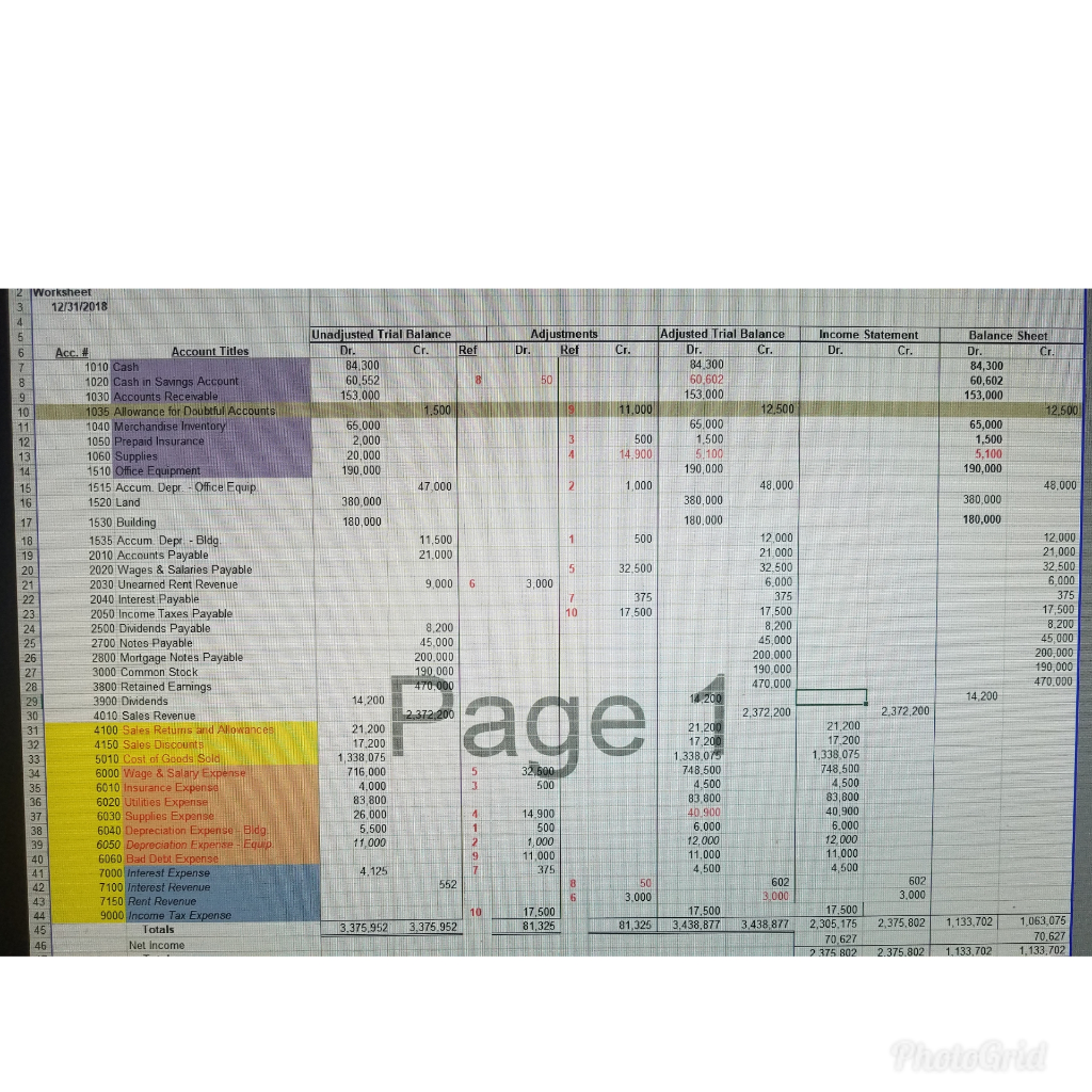 Assignment: Rocky Ram, Inc. Practice Set Overview Prepare the classified balance sheet