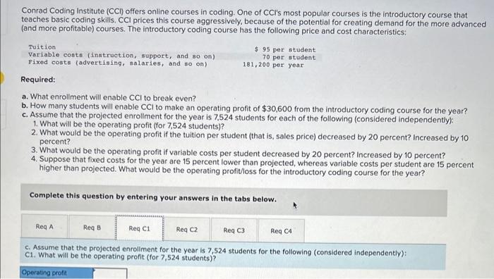 of CCl 's most popular courses is the introductory course that teaches