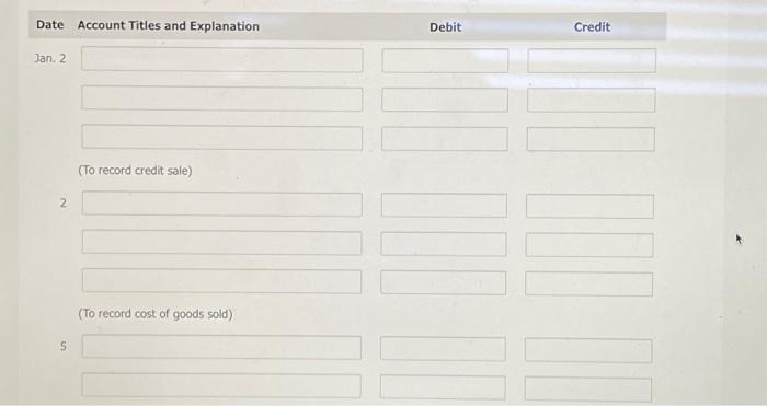 following sales transactions in Concord Corp.s books. Concord uses a perpetual inventory