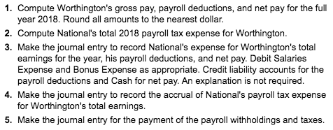 Will rate if correct! :) Urgent, please help. 1. Compute Worthington's