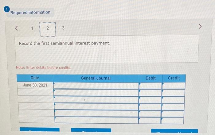 bonds, due in 15 years, with Interest payable semiannually on June 30