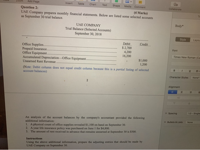 1: (5 Marks) At the first of December, Waleed invest $25,000 in