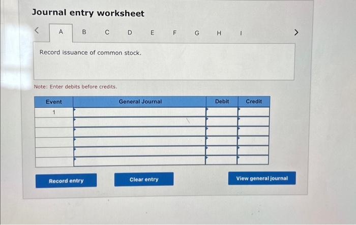 worksheet Record entry for cash collected from accounts receivable. Note: Enter debits
