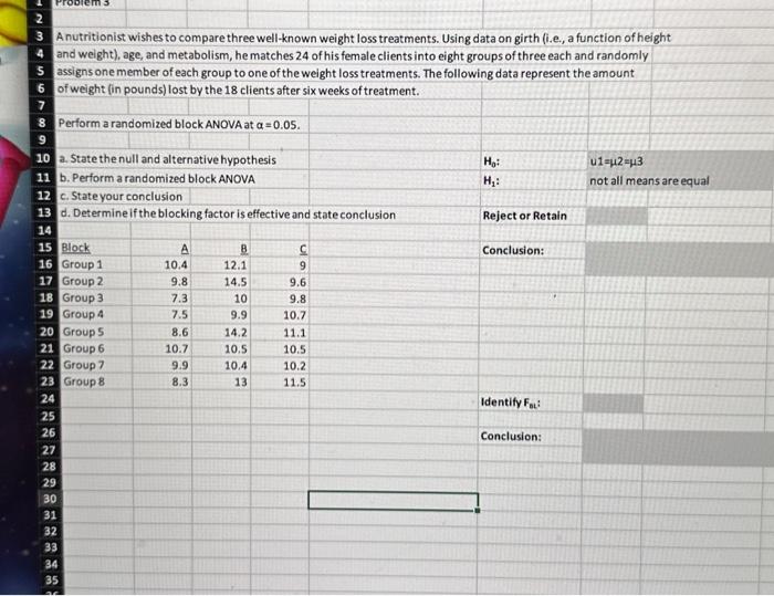 can i get help with this and please show the excel functions