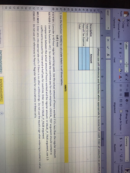 employees three salespeople, and pays time-and-a-half for overtime. Weekly paychecks are distributed