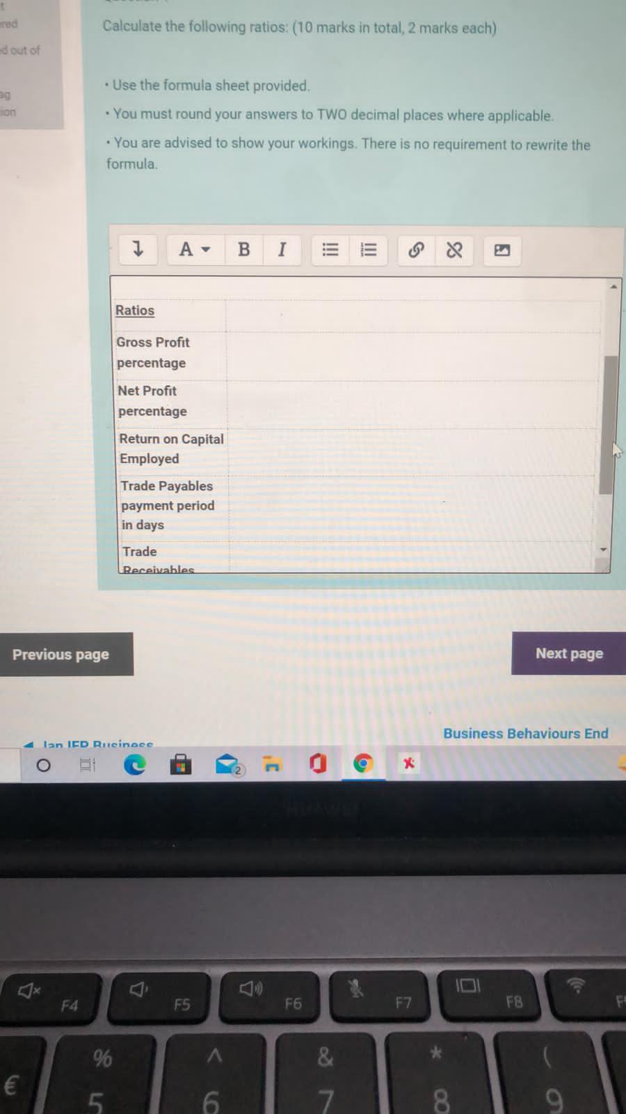 workings. There is no requirement to rewrite the formula 1 A- B