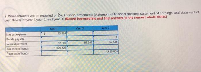 and Determining Reported Amounts LO10-3 Please answer all the questions in the