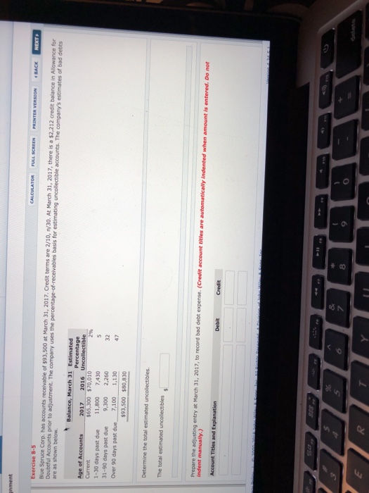  PHINTER VERSIONBACKERT . Credit terms are 2/10, n/30. At March 31,